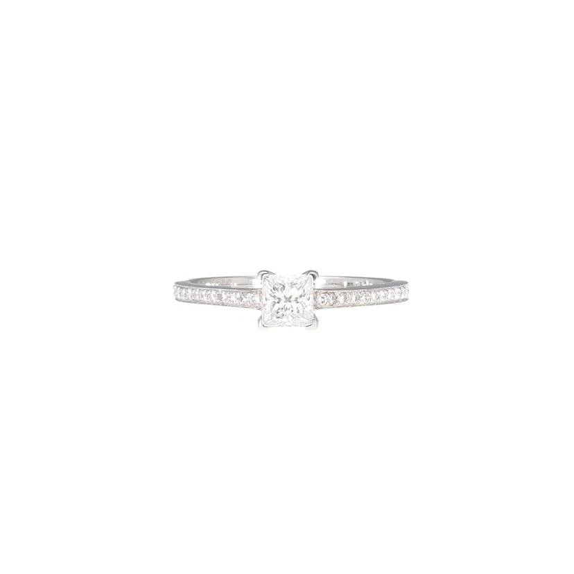TIFFANY & CO. PT950 DIAMOND RING: Tiffany & Co. PT950 Diamond Ring Brand: Tiffany & Co. Type/Style: Ring Material: PT950, Color: PT Size: US 6.75 Accessories: None Accessories Notice: When purchasing pre-owned goods, pleas