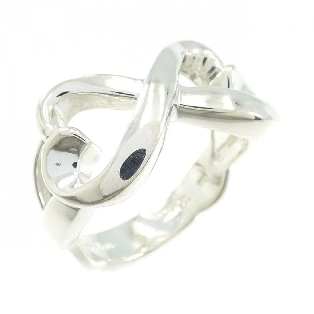 TIFFANY DOUBLE LOVING HEART RING: Tiffany Double Loving Heart Ring Brand: Tiffany & Co. Type/Style: Ring Material: SV925, Color: Silver Size: US 6.25 Accessories: None Accessories Notice: When purchasing pre-owned goods, please refer
