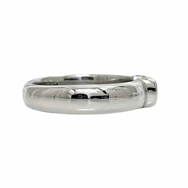 TIFFANY DOT SOLITAIRE DIAMOND RING PLATINUM - 4