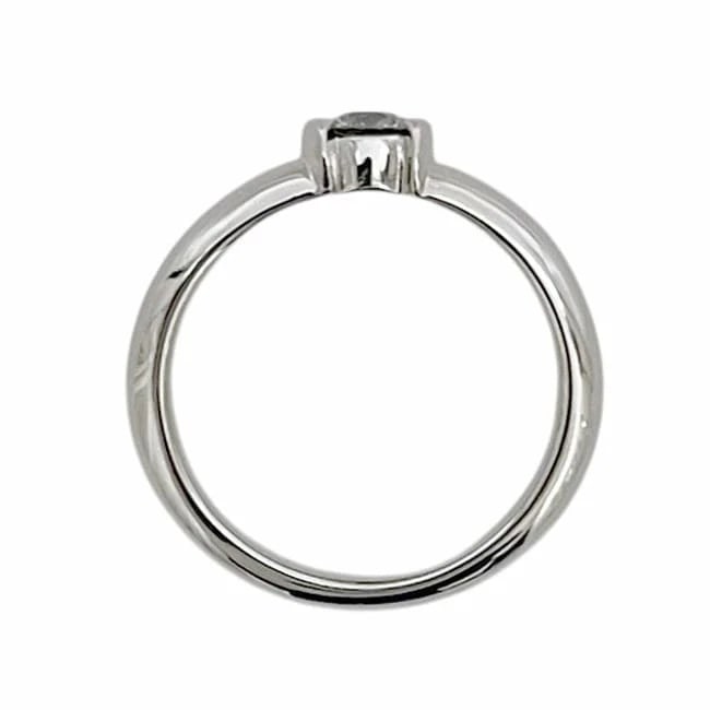 TIFFANY DOT SOLITAIRE DIAMOND RING PLATINUM - 5