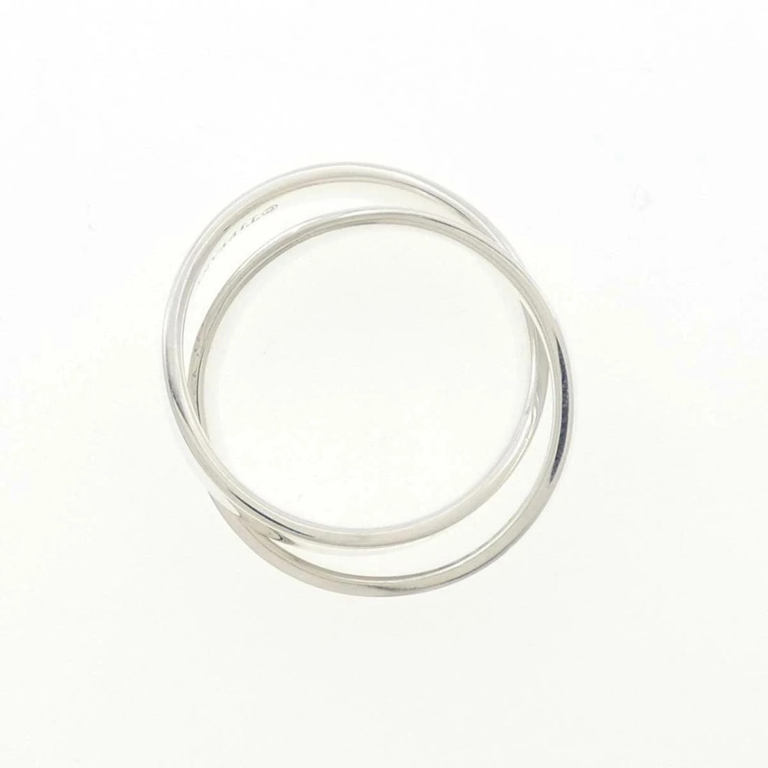 TIFFANY INTERLOCKING CIRCLE RING: Tiffany Interlocking Circle Ring Brand: Tiffany & Co. Type/Style: Ring Material: Ag925, Color: Silver Size: US 6 Accessories: None Accessories Notice: When purchasing pre-owned goods, plea