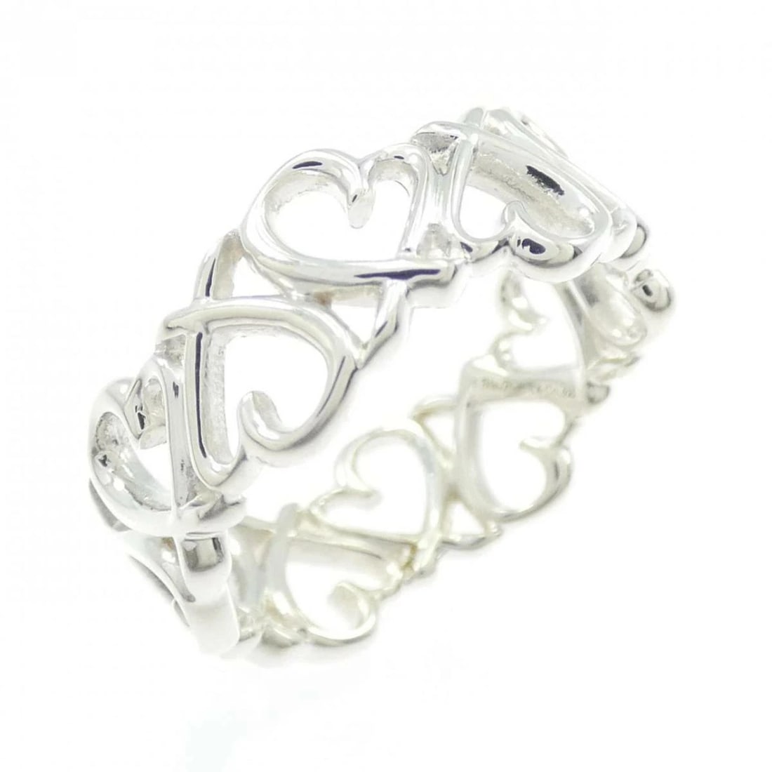 TIFFANY LOVING HEART RINGSTERLING SILVER 925: Tiffany Loving Heart RingSterling Silver 925 Brand: Tiffany & Co. Type/Style: Ring Material: Ag925, Color: Silver Size: US 6.25 Accessories: None Accessories Notice: When purchasing pre-ow