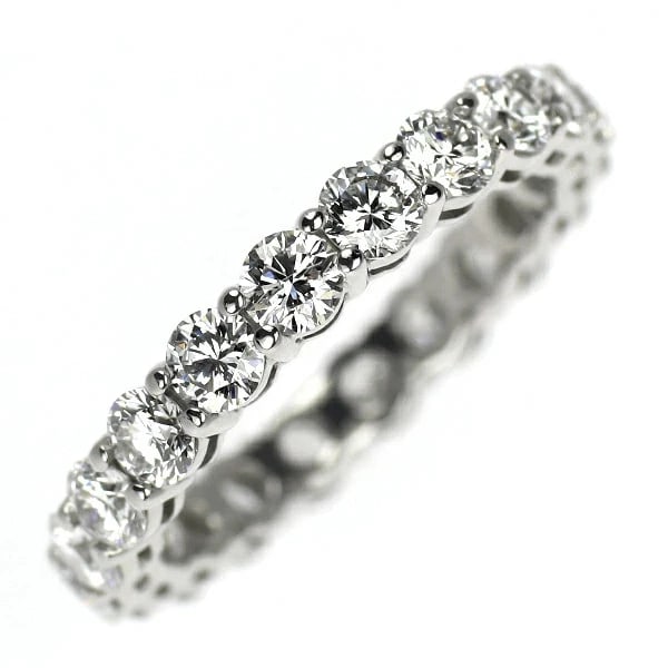 TIFFANY PT950 DIAMOND RING: Tiffany Pt950 Diamond Ring Brand: Tiffany & Co. Type/Style: Ring Material: PT950, Color: PT Size: US 7.5 Accessories: None Accessories Notice: When purchasing pre-owned goods, please refer