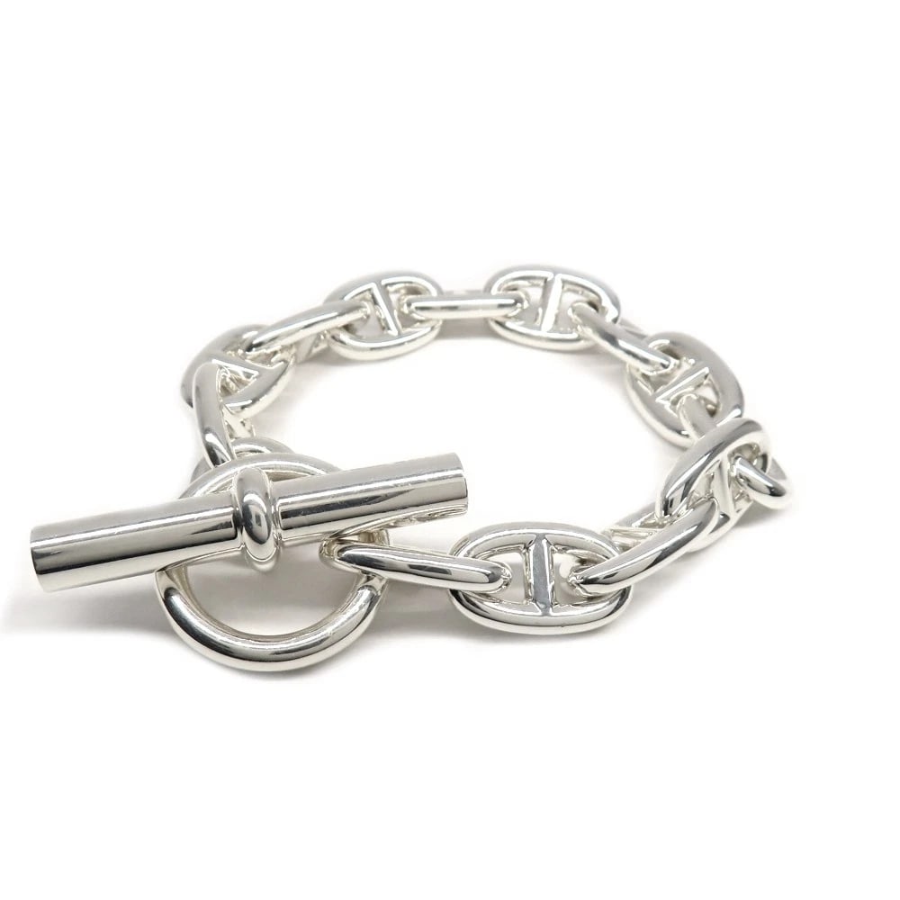 HERMES CHENE BRACELET SILVER AG925 (1 of 5)