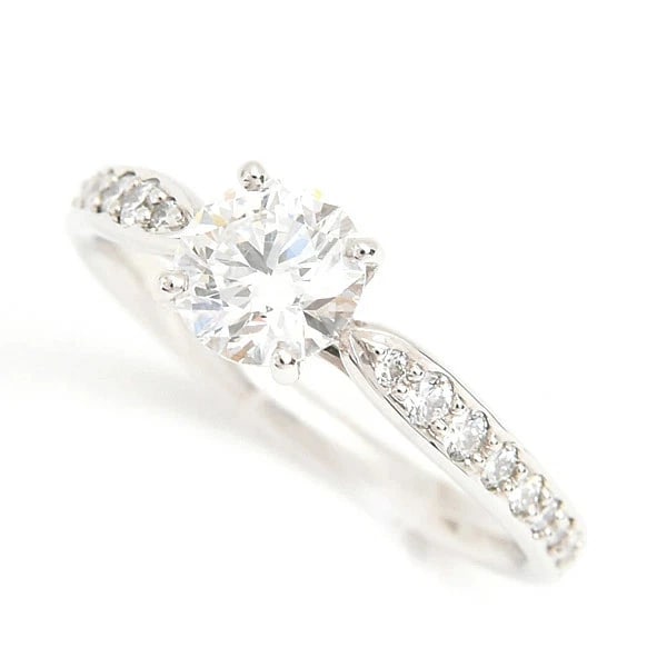 TIFFANY HARMONY DIAMOND RING PLATINUM: Tiffany Harmony Diamond Ring Platinum Brand: Tiffany & Co. Type/Style: Ring Material: PT950, Color: PT Size: US 5 Accessories: None Accessories Notice: When purchasing pre-owned goods, ple