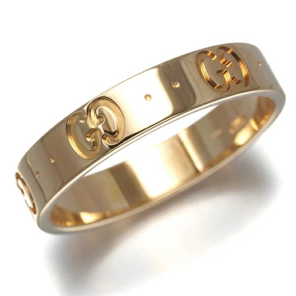 GUCCI PINK GOLD RING: GUCCI Pink Gold Ring Brand: Gucci Type/Style: Ring Material: K18PG, Color: PG Size: US 7 Accessories: None Accessories Notice: When purchasing pre-owned goods, please refer to the photos o