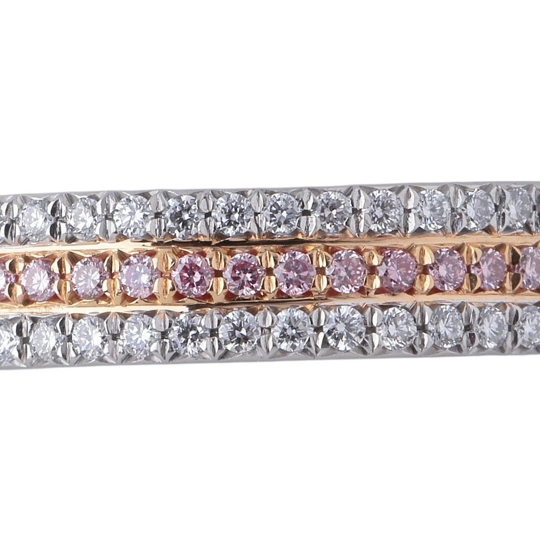 TIFFANY DIAMOND PINK GOLD RING AU750PG (1 of 4)