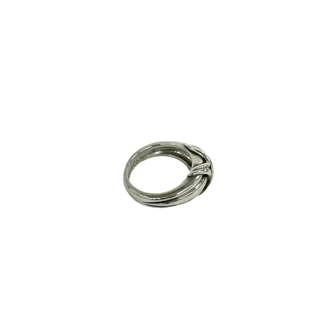 TIFFANY&CO. SIGNATURE RING: Tiffany&Co. Signature Ring Brand: Tiffany & Co. Type/Style: Ring Material: Sterling Silver (925), Color: Silver Size: US5.75 Accessories: None Accessories Notice: When purchasing pre-owned goods,