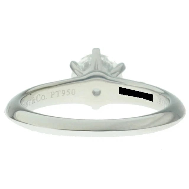 TIFFANY SOLITAIRE DIAMOND RING PT950 - 3