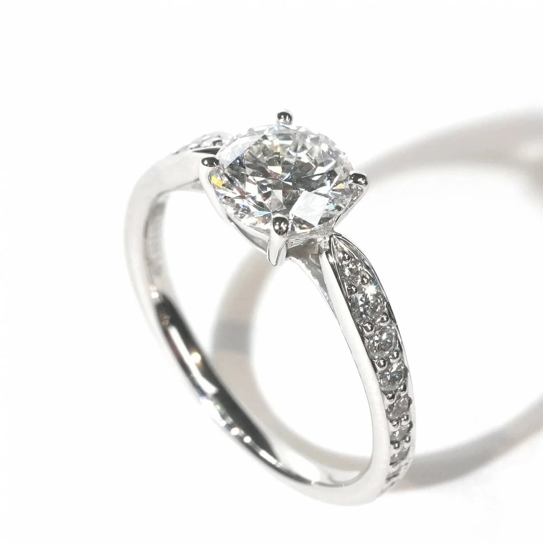 TIFFANY & CO. HARMONY RING DIAMOND PLATINUM: Tiffany & Co. Harmony Ring Diamond Platinum Brand: Tiffany & Co. Type/Style: Ring Material: PT950, Color: PT Size: US 3.5 Accessories: None Accessories Notice: When purchasing pre-owned go