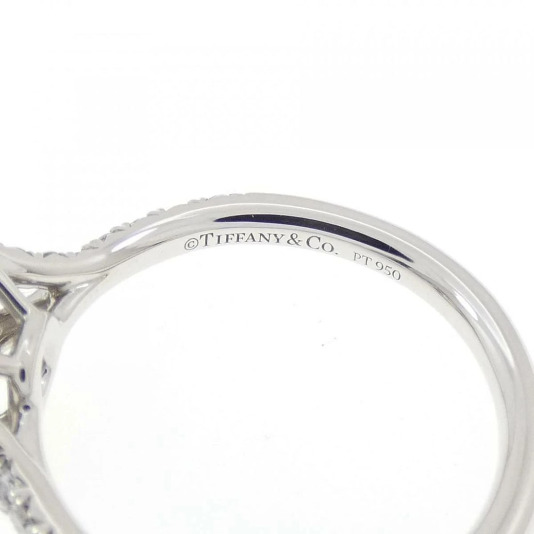 TIFFANY SOLESTE RING PLATINUM 950 - 3
