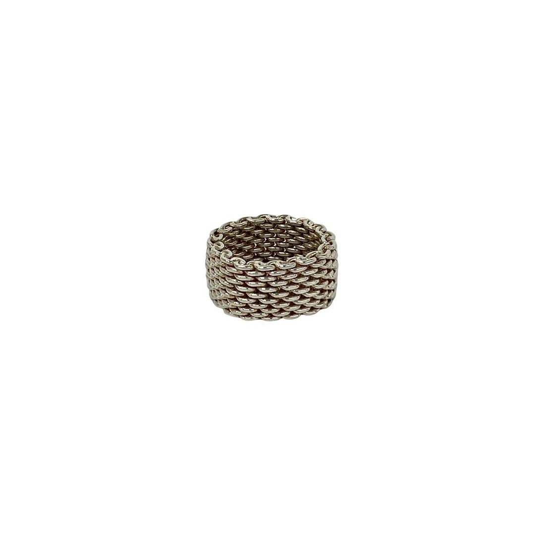 TIFFANY & CO. RING: Tiffany & Co. ring Brand: Tiffany & Co. Type/Style: Ring Material: Sterling Silver 925, Color: Silver Size: US 5.75 Accessories: None Accessories Notice: When purchasing pre-owned goods, p