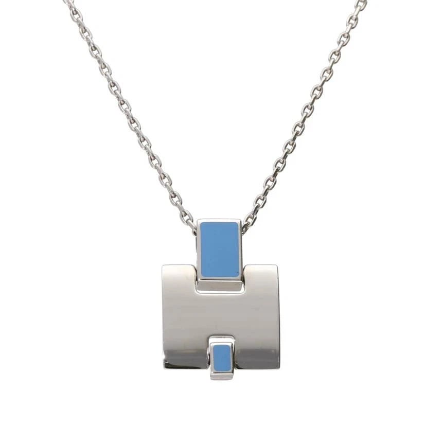 HERMES IRENE NECKLACE GOLD PLATED: Hermes Irene Necklace Gold Plated Brand: Hermes Type/Style: Necklace Material: None, Color: none Size: Length approximately 17.3 inches / 19.3 inches; Top size: about 0.6 Accessories: None