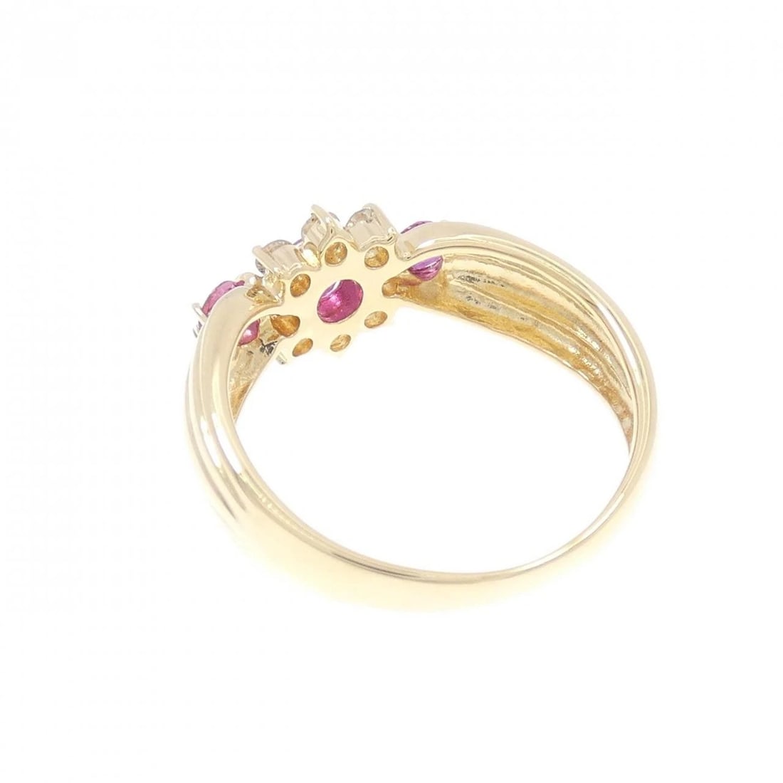 18K YELLOW GOLD RUBY RING - 3