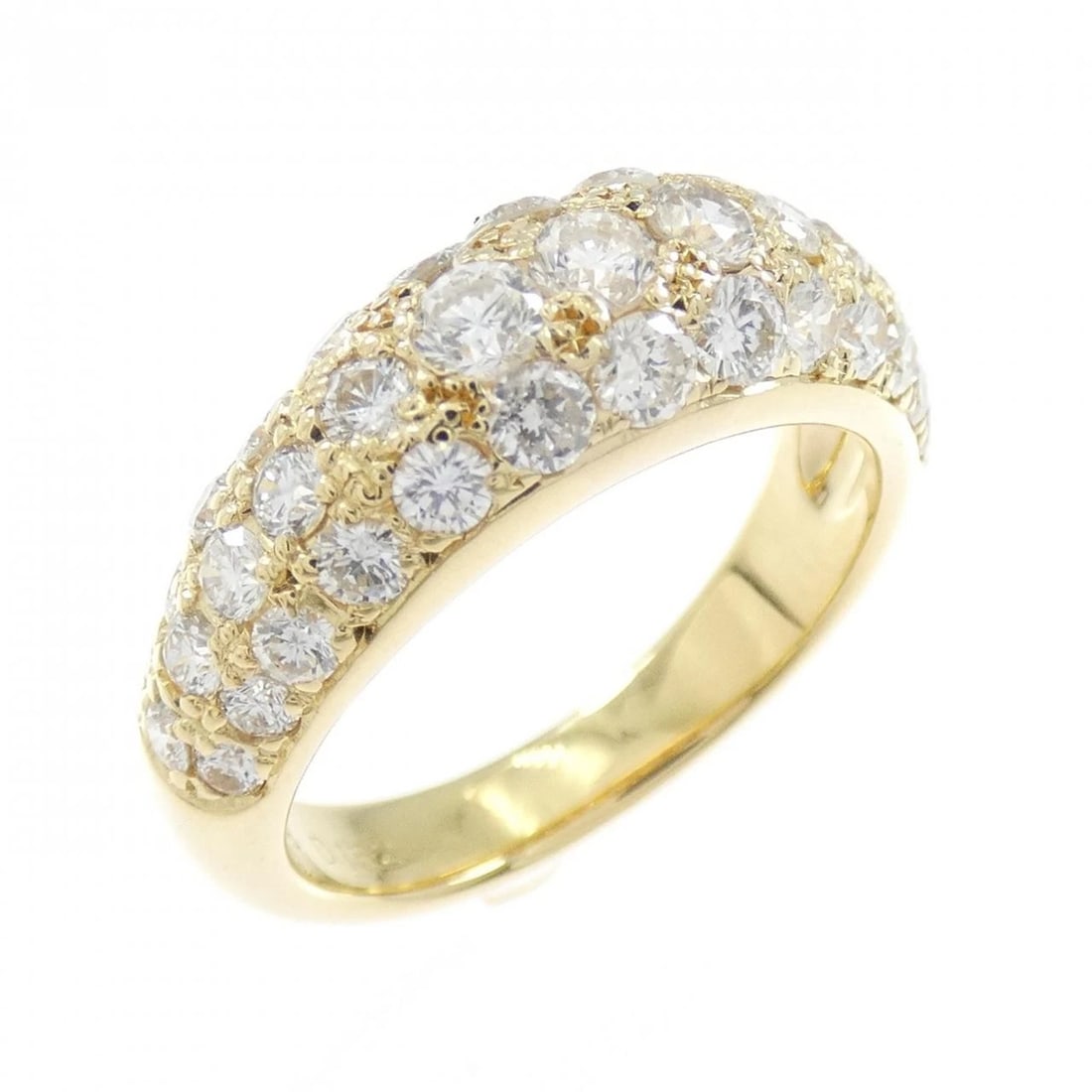 K18YG DIAMOND RING: K18YG Diamond Ring Brand: Unbranded Type/Style: Diamond Ring Material: K18YG, Color: Yellow Gold Size: US 6 1/4 Accessories: None Accessories Notice: When purchasing pre-owned goods, pleas