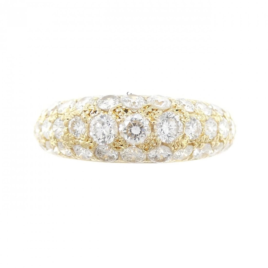 K18YG DIAMOND RING - 2