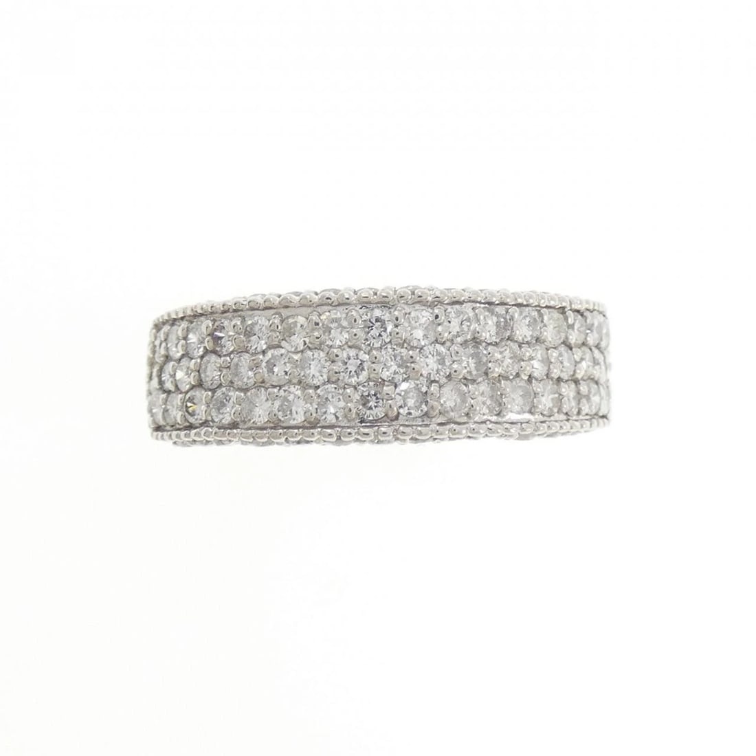 PT900 PAVE DIAMOND RING - 2