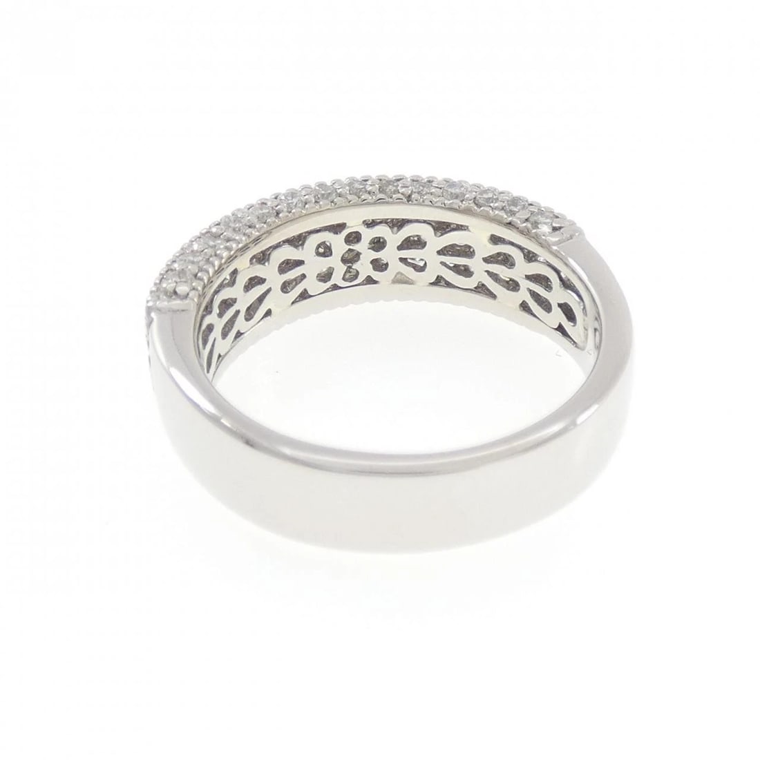 PT900 PAVE DIAMOND RING - 3