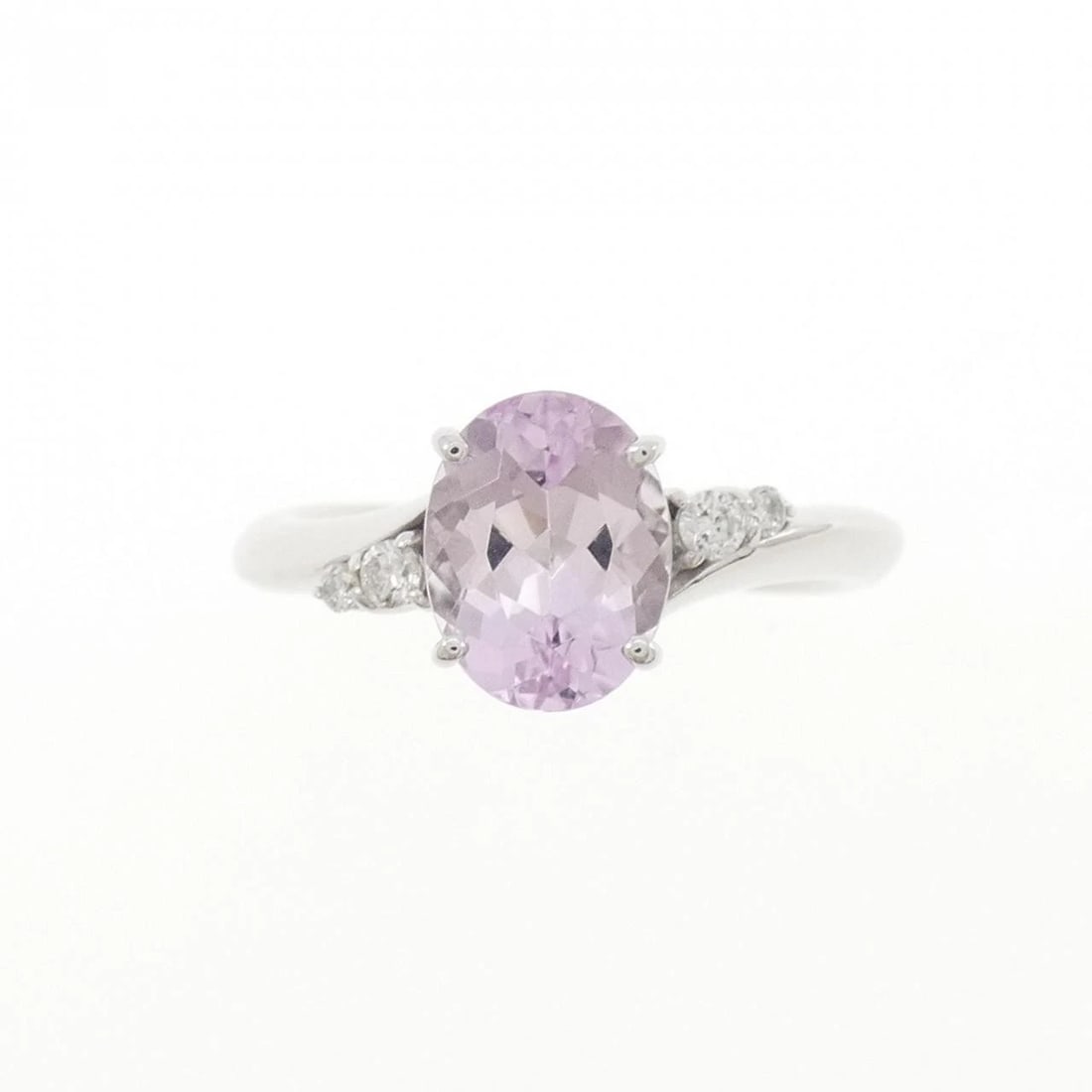 K18WG IMPERIAL TOPAZ RING: K18WG Imperial Topaz Ring Brand: Unbranded Type/Style: Imperial Topaz Ring Material: 18k White Gold, Main Stone/Creation Imperial Topaz Secondary Stone Diamond Color: White Gold Size: US 5 1/4