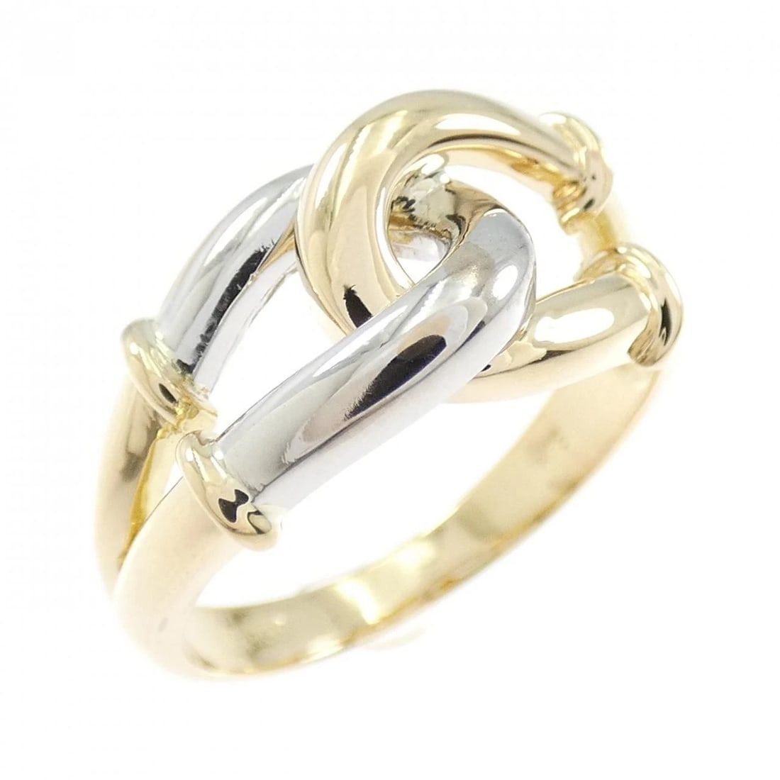 K18YG/PT900 RING: K18YG/PT900 ring Brand: Unbranded Type/Style: Ring Material: K18YG/PT900, Color: YG,Silver Size: US 6 Accessories: None Accessories Notice: When purchasing pre-owned goods, please refer to the photos