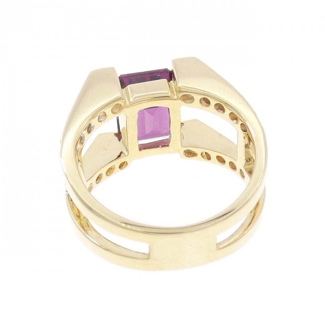 K18YG GARNET RING - 3