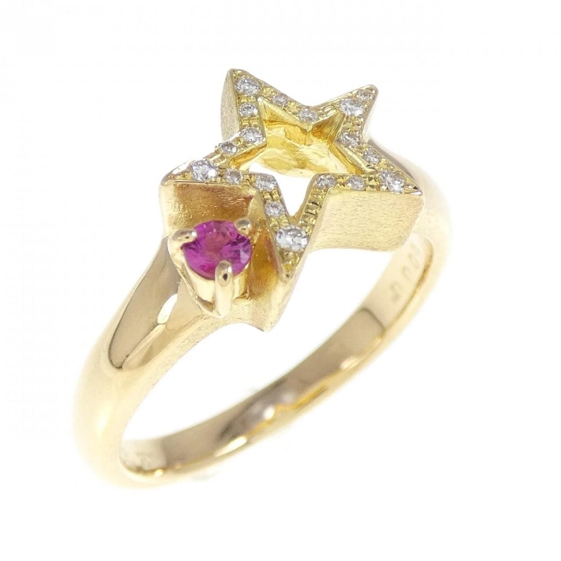 K18YG STAR RUBY RING (1 of 2)