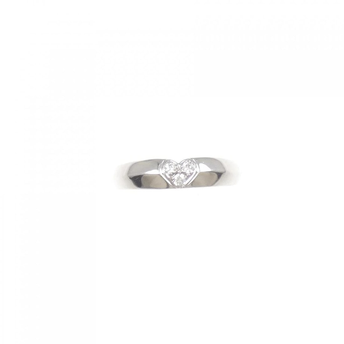 PT900 HEART DIAMOND RING - 2