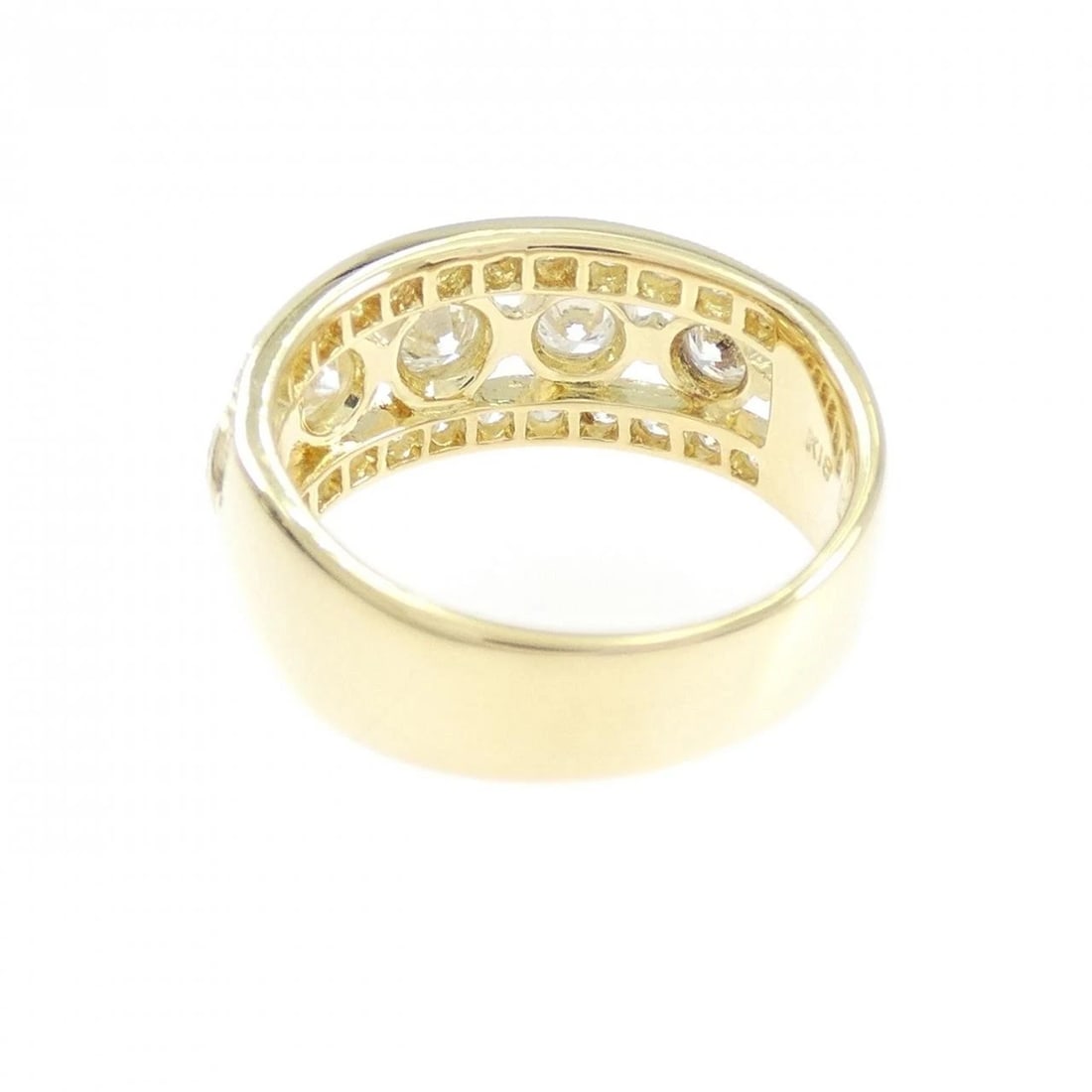 K18YG DIAMOND RING - 2