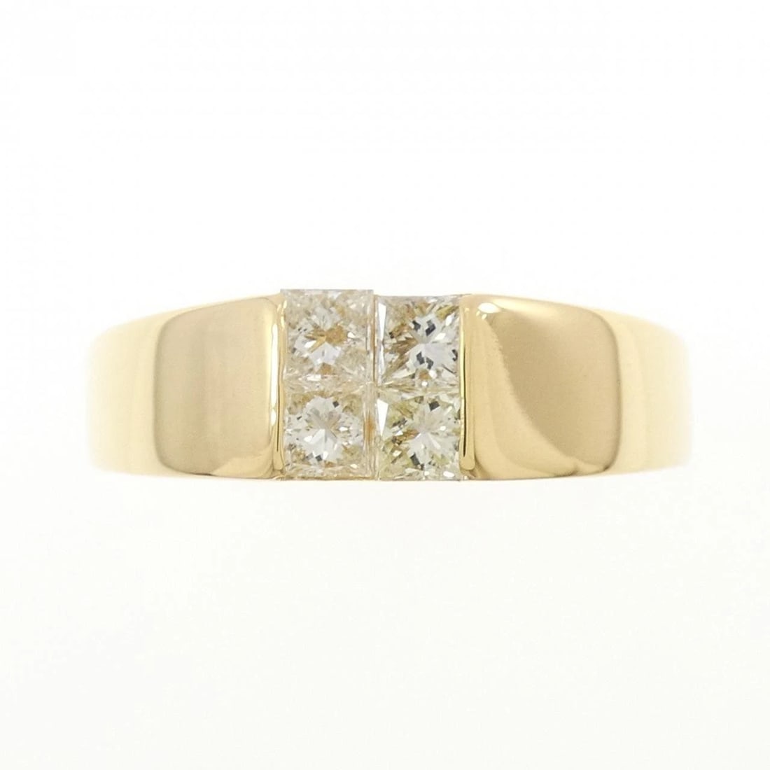 K18YG DIAMOND RING - 2