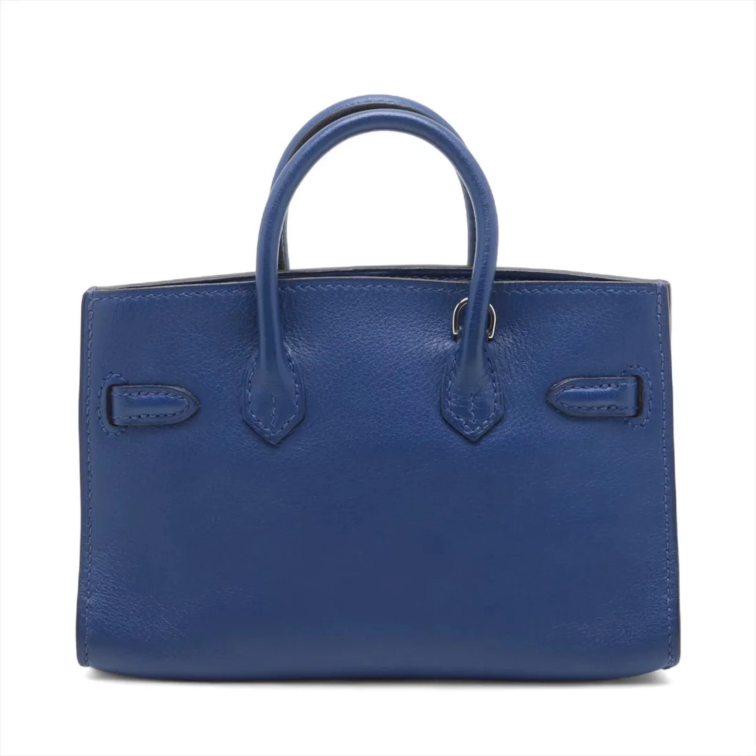 HERMES TINY BIRKIN SWIFT BLUE SILVER - 2