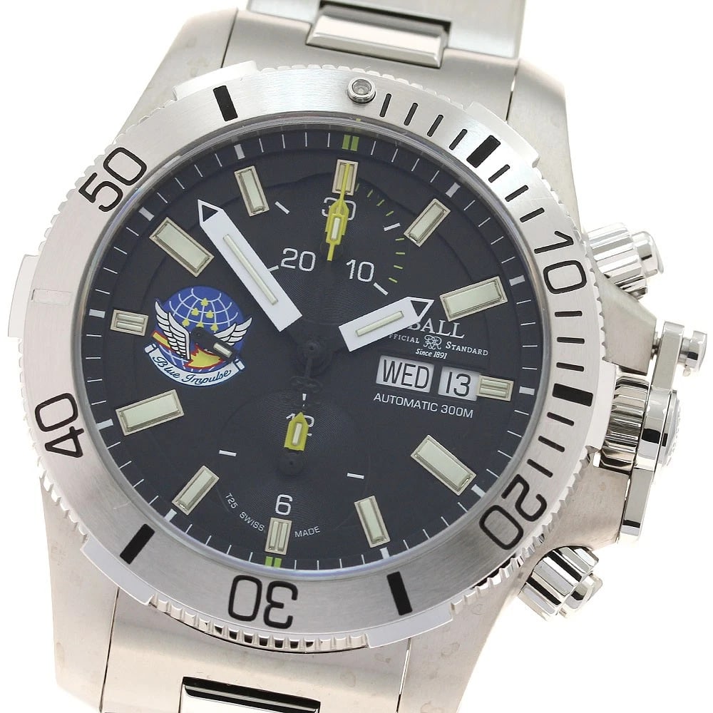 BALLWATCH ENGINEER HYDROCARBON BLUE IMPULSE WATCH: BALLWATCH Engineer Hydrocarbon Blue Impulse Brand: BALLWATCH Type/Style: Wristwatch Material: Band Material Stainless Steel, Case Material Stainless Steel Color: Band Color Silver, Case Color Silver, 