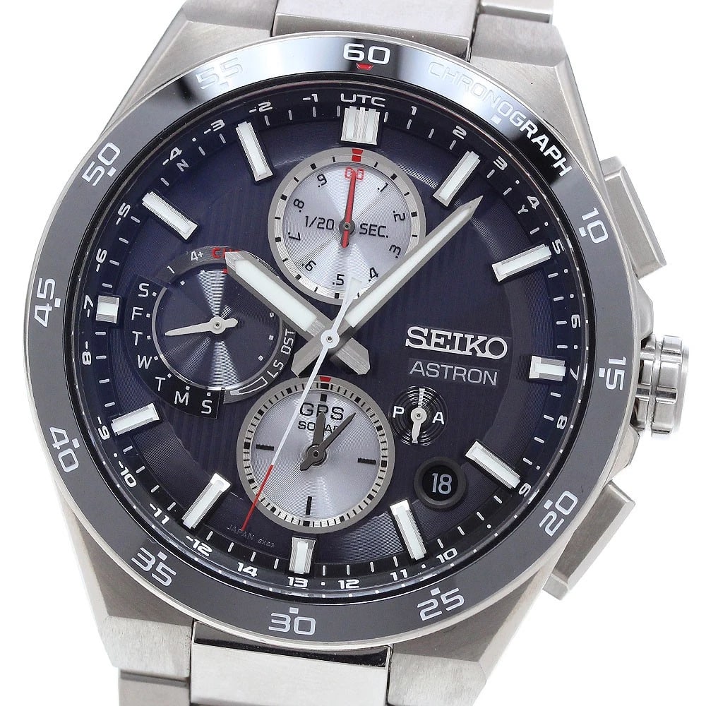 SEIKO ASTRON NEXTER GPS SOLAR POWERED RADIO WATCH: SEIKO Astron Nexter GPS Solar Powered Radio Brand: SEIKO Type/Style: Wristwatch Material: Band Material titanium, Case Material Ceramic / titanium Color: Band Color Silver, Case Color Silver, Dial Col
