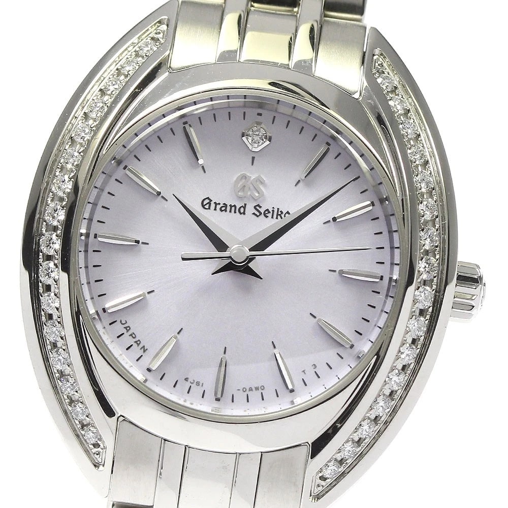 SEIKO GRAND SEIKO ELEGANCE COLLECTION QUARTZ WATCH: SEIKO Grand Seiko Elegance Collection Quartz Brand: SEIKO Type/Style: Wristwatch Material: Band Material Stainless Steel, Case Material Stainless Steel Color: Band Color Silver, Case Color Silver, Dia