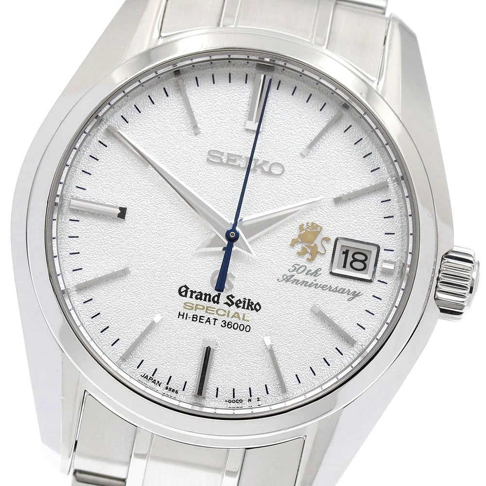 SEIKO GRAND SEIKO MECHANICAL ANNIVERSARY WATCH: SEIKO Grand Seiko Mechanical Anniversary Brand: SEIKO Type/Style: Wristwatch Material: Band Material Stainless Steel, Case Material Stainless Steel Color: Band Color Silver, Case Color Silver, Dial Co