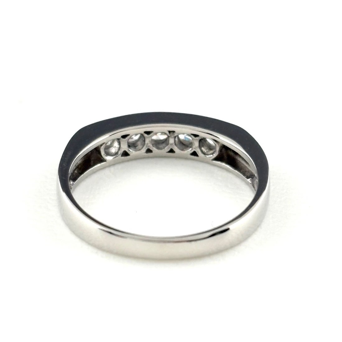 MELEE DIAMOND DESIGN RING PLATINUM - 2