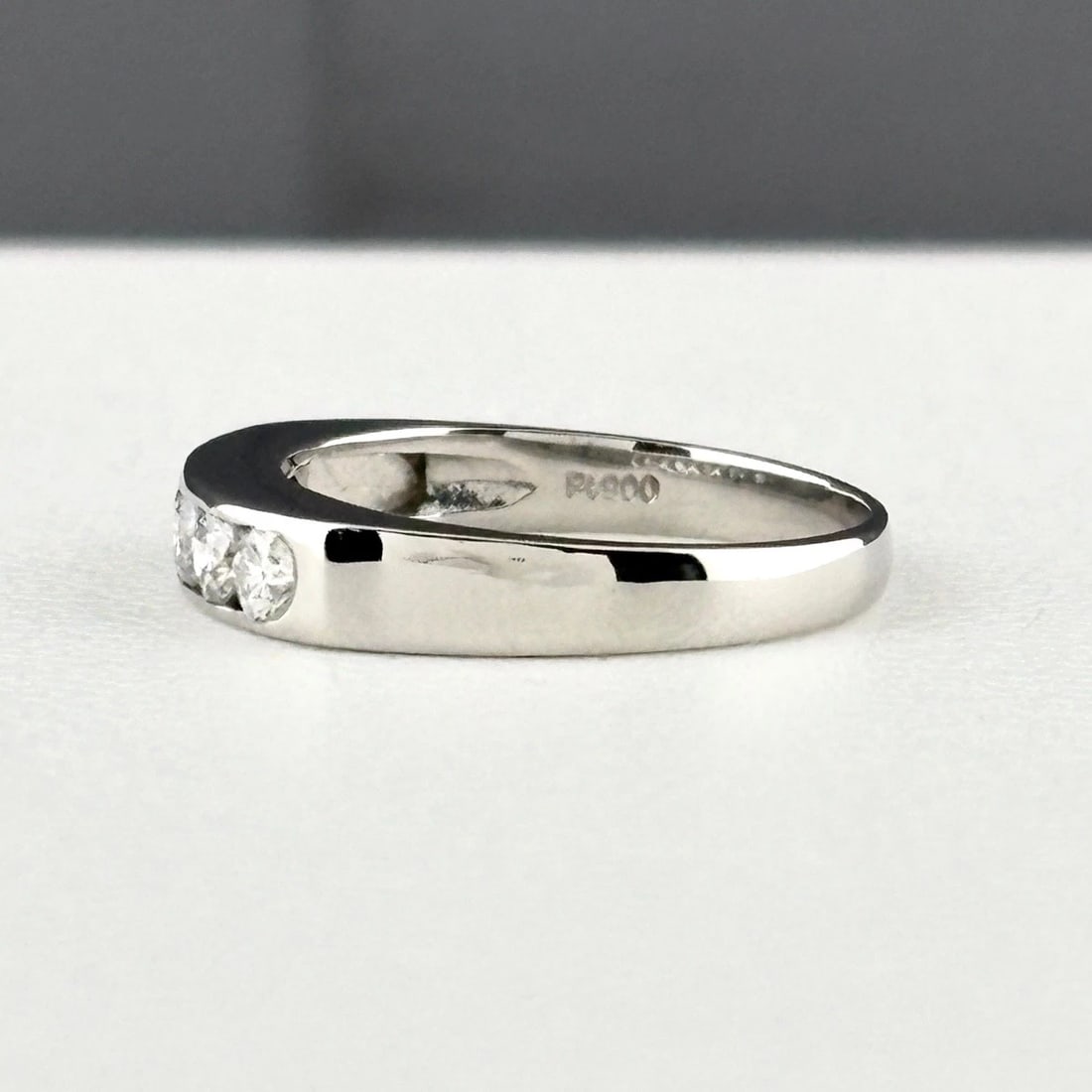 MELEE DIAMOND DESIGN RING PLATINUM - 3