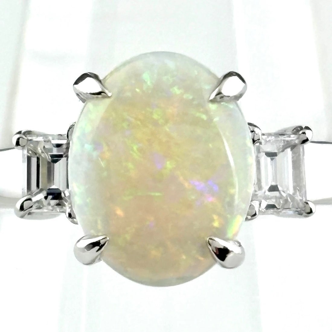 OPAL DESIGN RING PLATINUM - 2