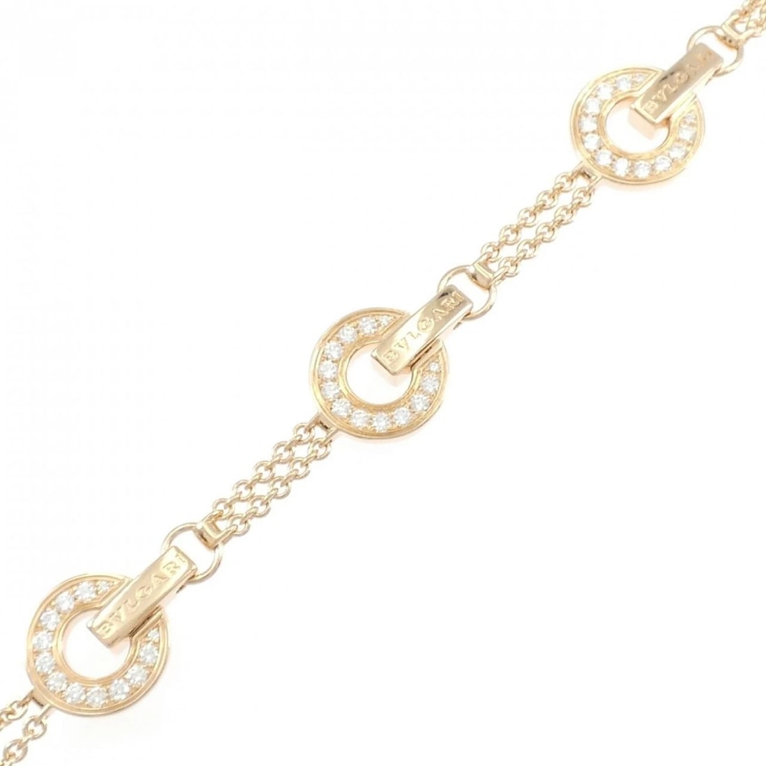 BVLGARI BVLGARI BVLGARI BRACELET: Bvlgari Bvlgari Bvlgari Bracelet Brand: BVLGARI Type/Style: Bvlgari Bracelet Material: 750 Pink Gold, Main Stone Natural Color: Pink Gold Size: Lenght 14-18cm Actual Size Max width approx: 11.7mm
