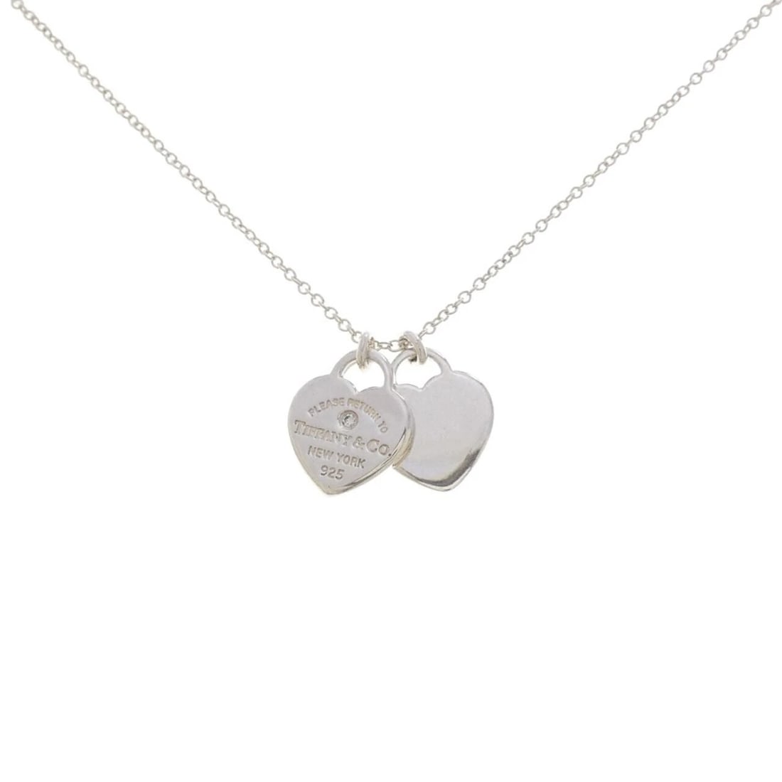TIFFANY & CO. HEART TAG MINI NECKLACE: TIFFANY & Co. Heart Tag Mini Necklace Brand: TIFFANY&Co. Type/Style: TIFFANY&Co. Necklace Material: 925Silver, Color: Silver Size: Lenght 41?46cm Actual Size Pendant dimensions (approx.): 13.7cm