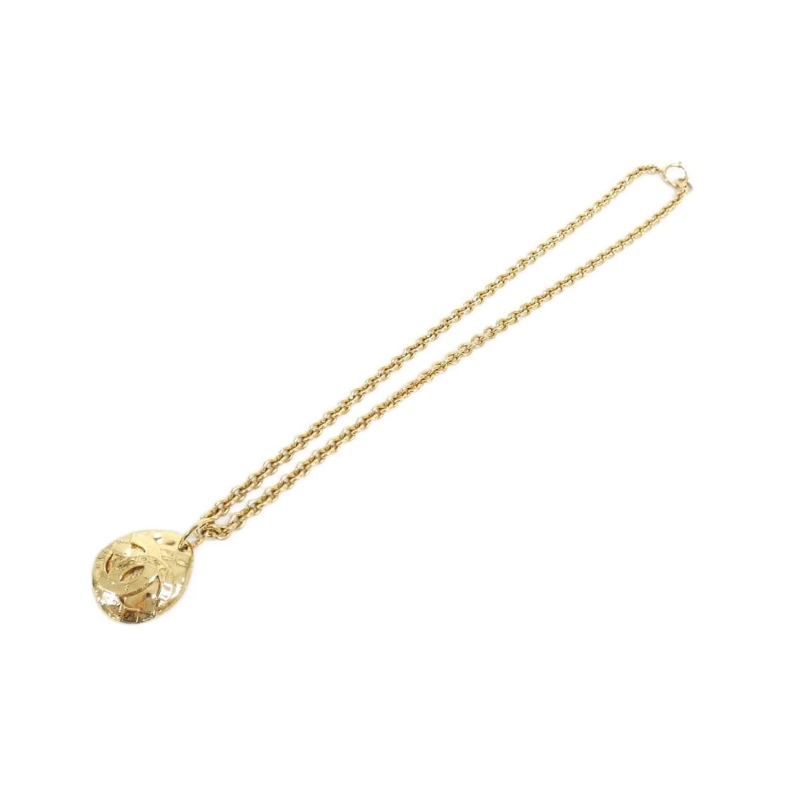 CHANEL NECKLACE: Chanel Necklace Brand: CHANEL Type/Style: Chanel Necklace Material: none, Color: GOLD (Gold) Size: Length : 78cm Top width x height: 4cm x4.5cm Accessories: None Accessories Notice: When p