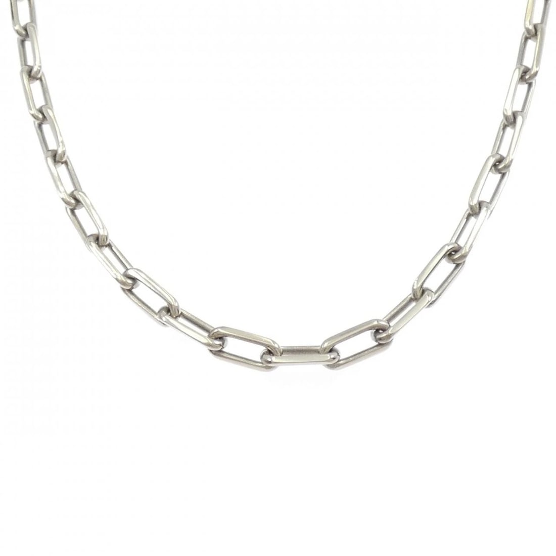 CARTIER SANTOS-DUMONT NECKLACE: Cartier Santos-Dumont Necklace Brand: CARTIER Type/Style: Cartier Necklace Material: 750 white gold, Color: white gold Size: Lenght 56cm Actual Size Chain maximum width approx.: 5.7mm Accessories: