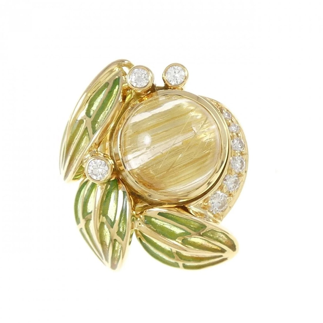 MIKIMOTO COLORED STONE RING - 2