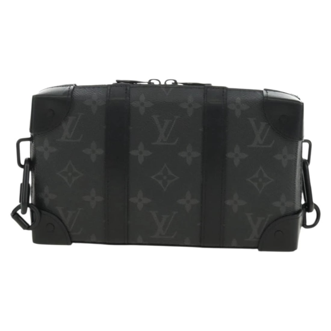 LOUIS VUITTON MONOGRAM ECLIPSE SOFT TRUNK WALLET BAG - 2