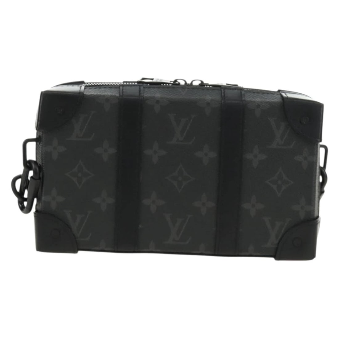 LOUIS VUITTON MONOGRAM ECLIPSE SOFT TRUNK WALLET BAG - 3