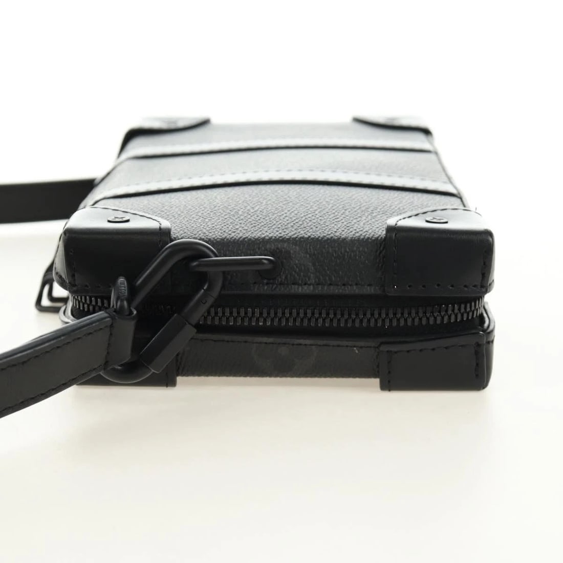 LOUIS VUITTON MONOGRAM ECLIPSE SOFT TRUNK WALLET BAG - 4
