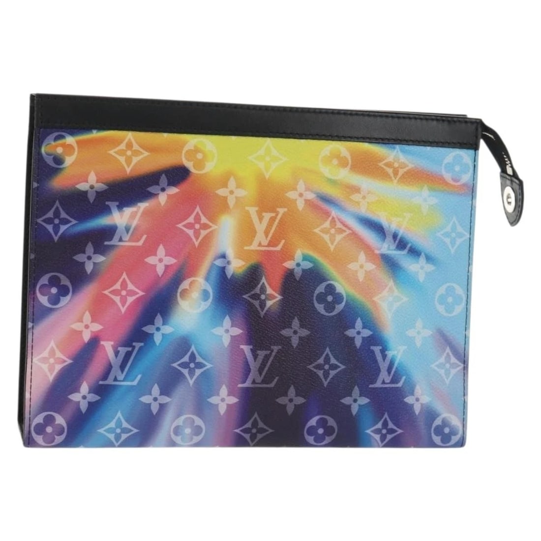 LOUIS VUITTON MONOGRAM SUNSET POCHETTE VOYAGE MM CLUTCH BAG: LOUIS VUITTON Monogram Sunset Pochette Voyage MM Clutch Bag Brand: LOUIS VUITTON Type/Style: Clutch Bag Material: Monogram Canvas Color: Monogram Size: Size(Inch) W10.4 x H7.9 x D2.2inch(Approx) A