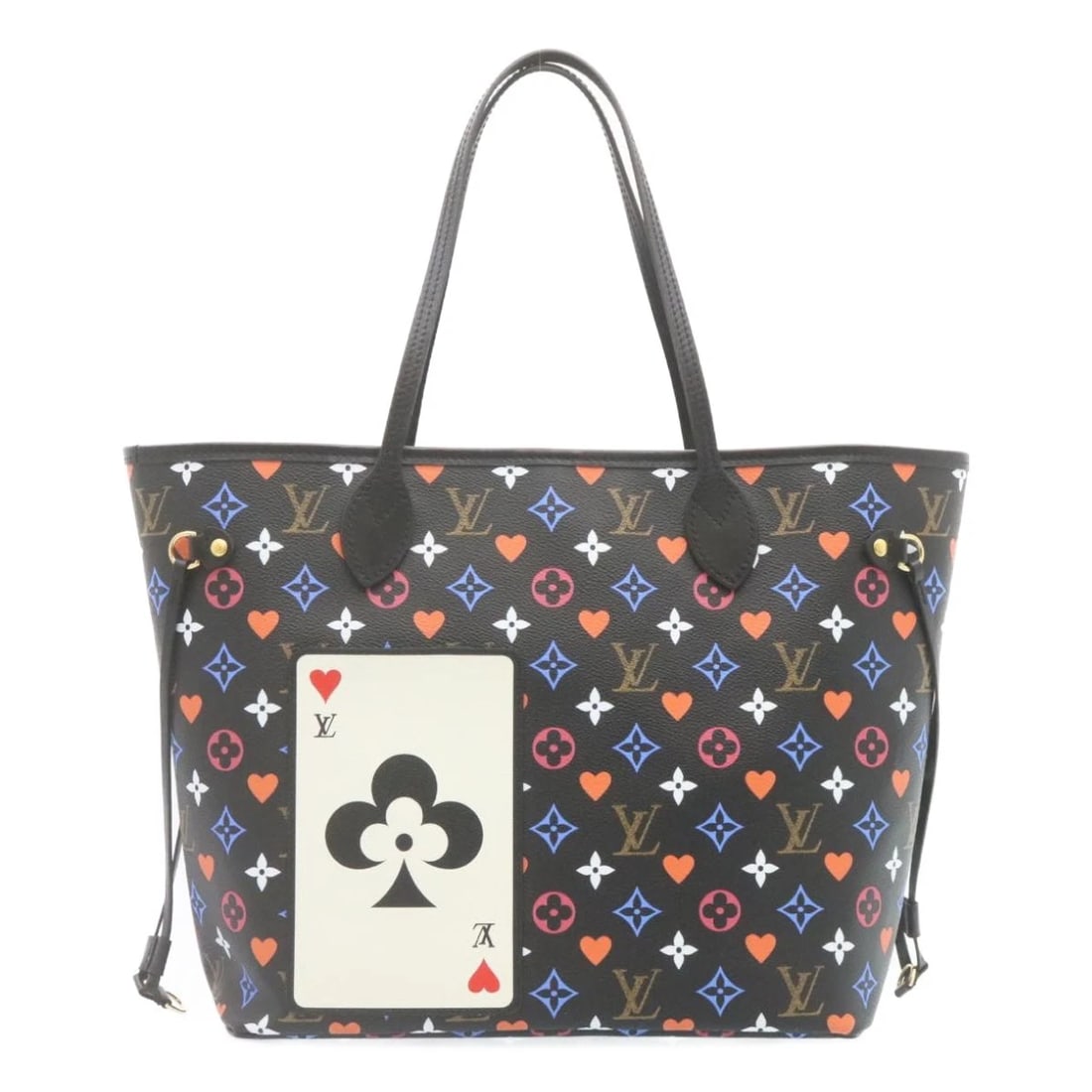 LOUIS VUITTON GAME ON COLLECTION NEVERFULL MM SHOULDER BAG: LOUIS VUITTON Game On Collection Neverfull MM Shoulder Bag Brand: LOUIS VUITTON Type/Style: Shoulder Bag Material: Monogram Canvas Color: Black Size: Size(Inch) W12.6 x H11.8 x D6.7inch(Approx) Handle