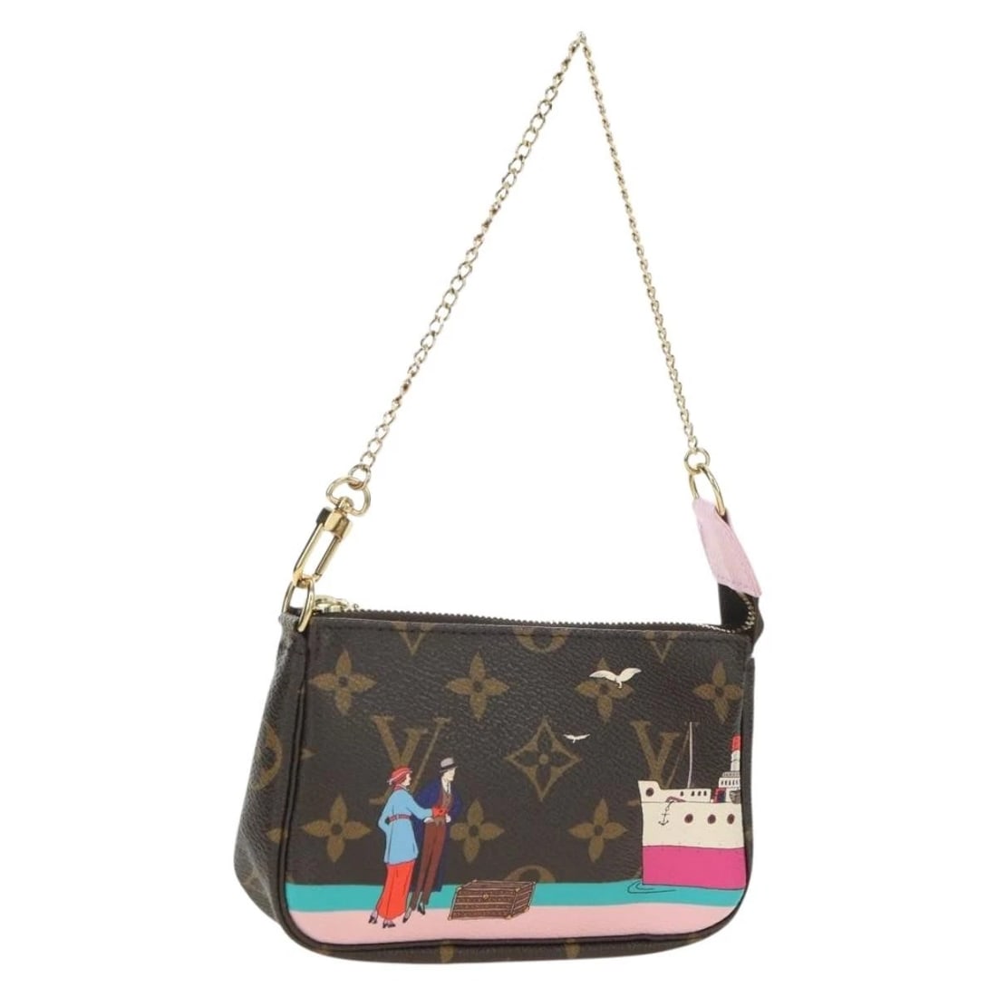 LOUIS VUITTON MONOGRAM MINI POCHETTE AESSOIRES POUCH: LOUIS VUITTON Monogram Mini Pochette Aessoires Pouch Brand: LOUIS VUITTON Type/Style: Accessory Pouch Material: Monogram Canvas Color: Monogram Size: Size(Inch) W5.5 x H3.5 x D1.2inch(Approx) Acce