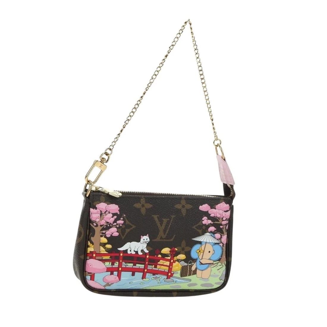 LOUIS VUITTON VIVIENNE MINI POCHETTE AESSOIRES POUCH: LOUIS VUITTON Vivienne Mini Pochette Aessoires Pouch Brand: LOUIS VUITTON Type/Style: Accessory Pouch Material: Monogram Canvas Color: Monogram Size: Size(Inch) W5.5 x H3.5 x D1.2inch(Approx) Acce