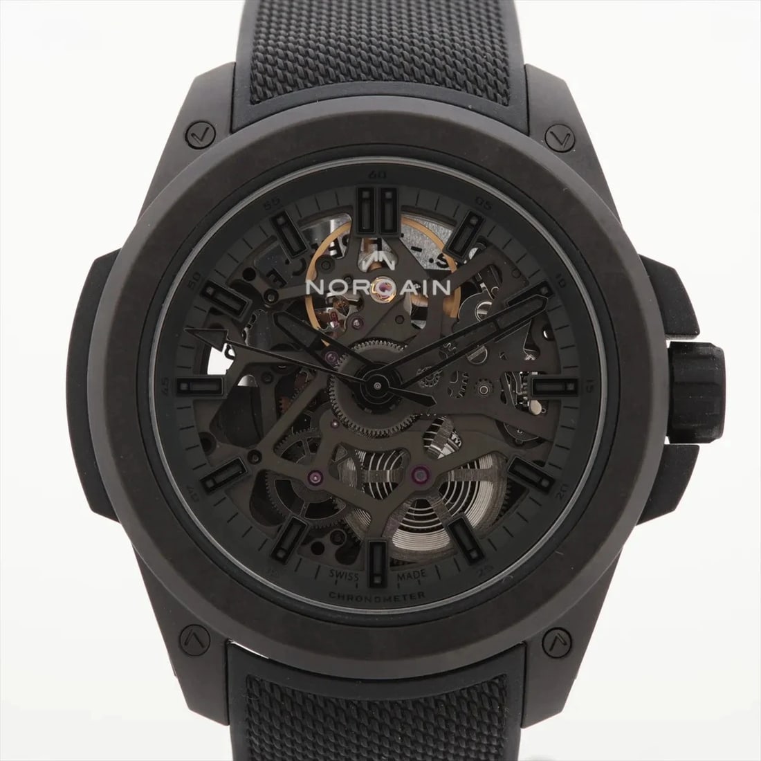 NORKANE CARBON CARBON & RUBBER AT SKELETON DIAL WATCH: Norkane Carbon Carbon & rubber AT Skeleton dial Brand: Norkane Type/Style: Wristwatch Material: Carbon & rubber Color: Dial Color Skeleton Size: Case:W1.2 x H1.2inch / W39 x H39 Circumference of Wrist